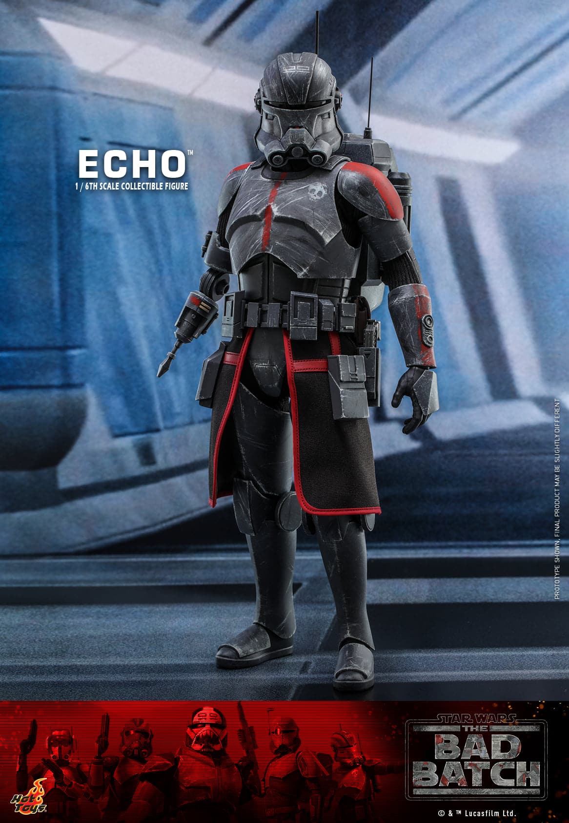 Hot Toys: The Bad Batch Sixth Scale Echo Revealed - That Hashtag Show