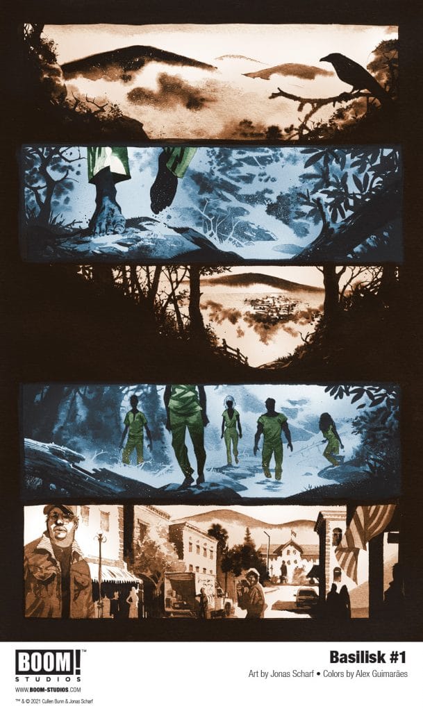 Basilisk #1 preview page.