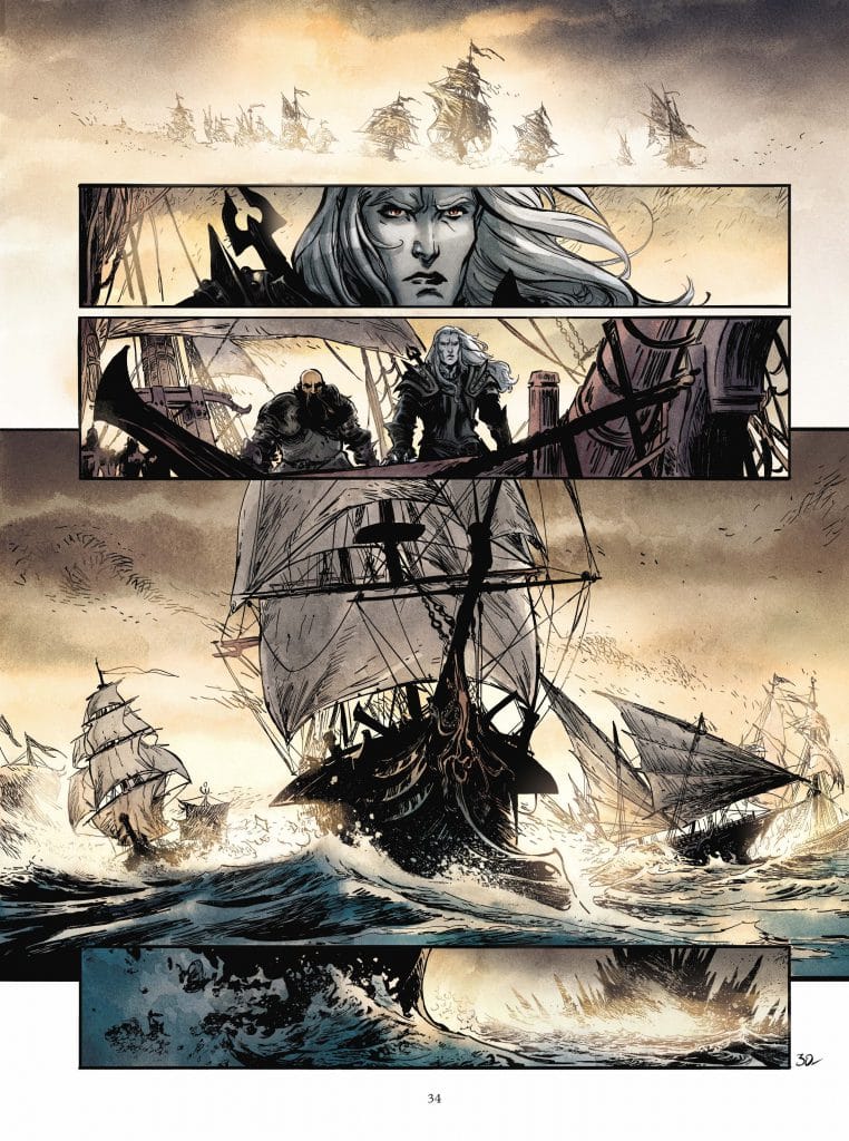 Elric: The Dreaming City #1 sample page 2.