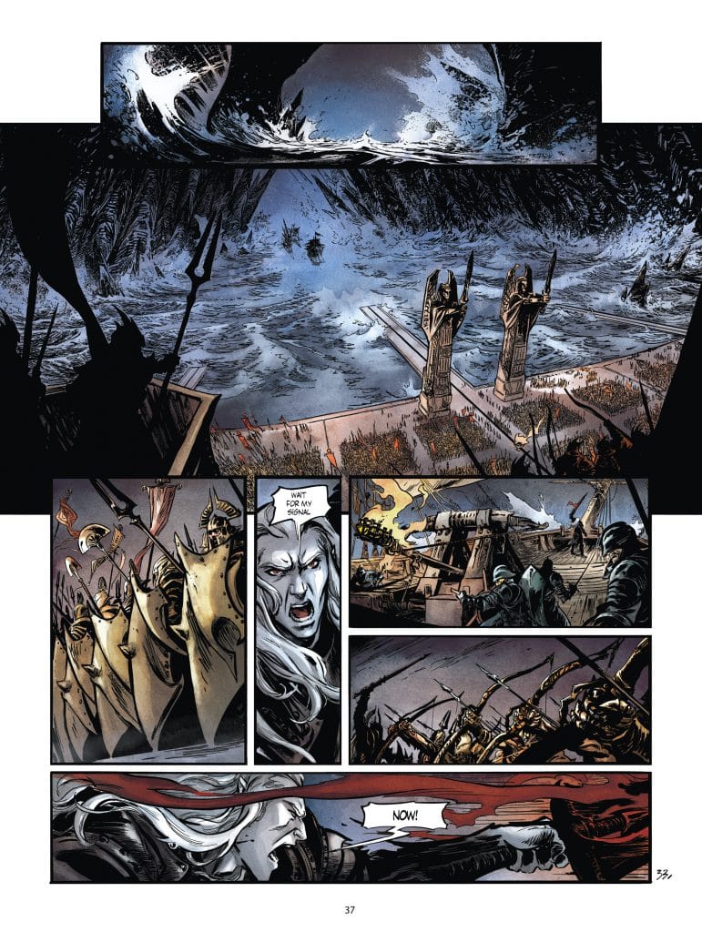 Elric: The Dreaming City #1 sample page 3.