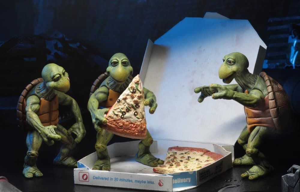 NECA: Teenage Mutant Ninja Turtles Movie Baby Turtles 4-Pack Restocking Soon