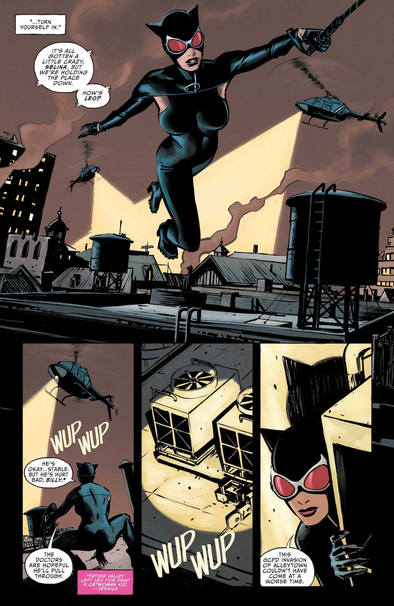 Catwoman 33 Begun, the Alleytown War Has [REVIEW] That Hashtag Show