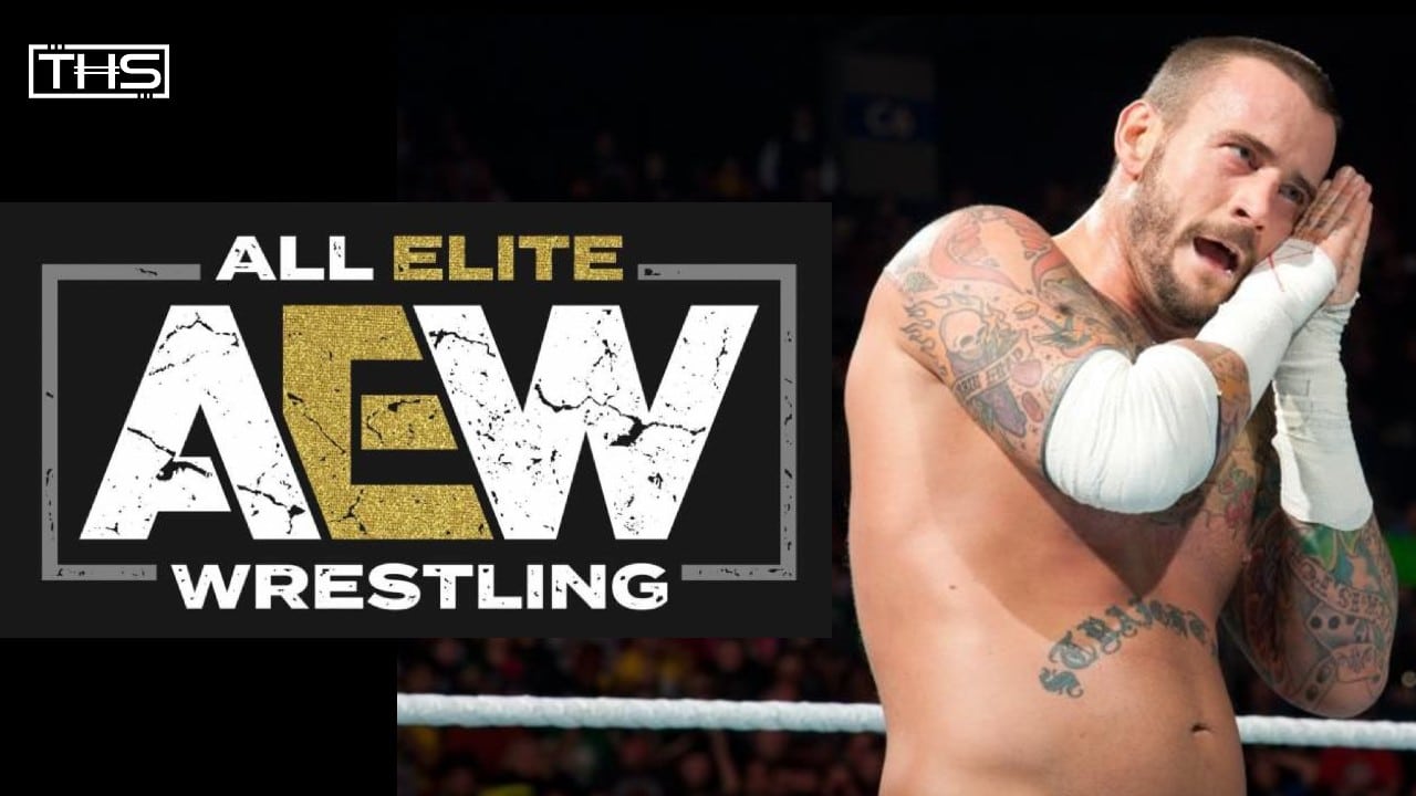 cm punk signs aew