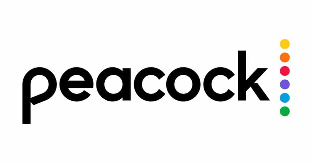 Peacock logo.
