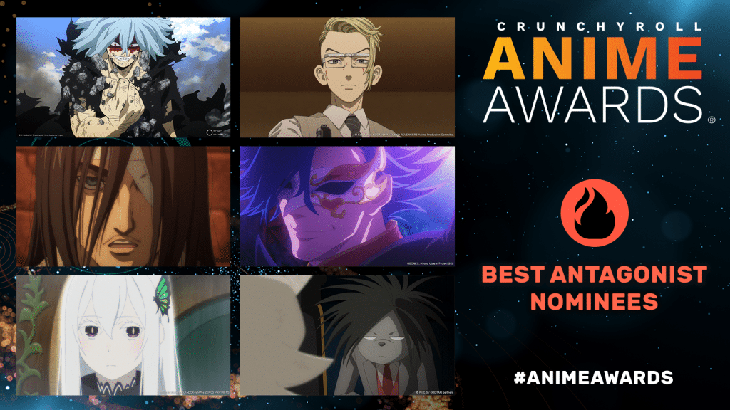 Crunchyroll Anime Awards: Best Antagonist Nominees
