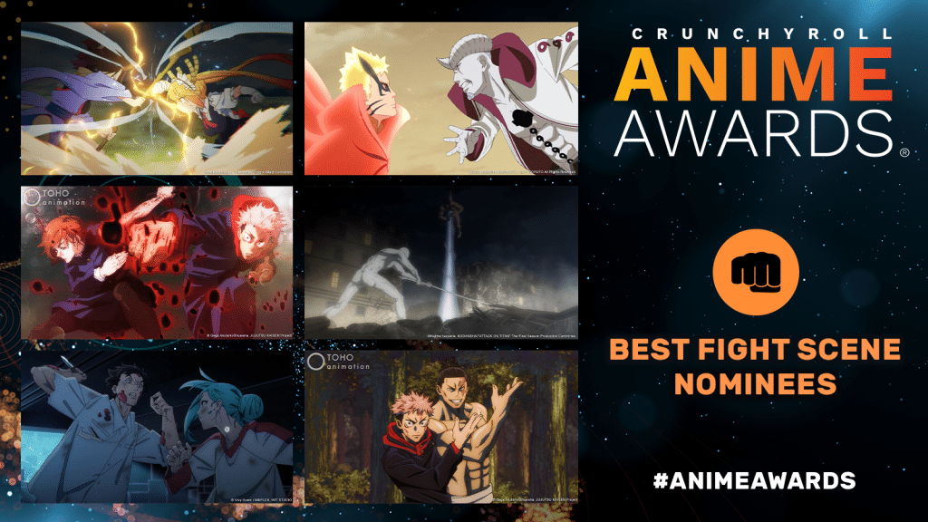 Crunchyroll Anime Awards: Best Fight Scene Nominees