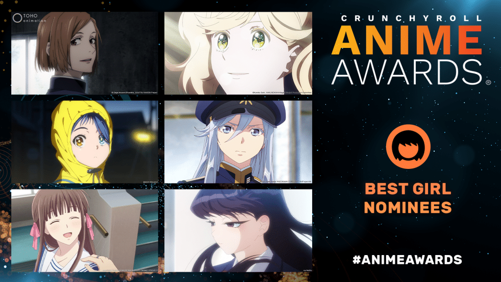 Crunchyroll Anime Awards: Best Girl Nominees