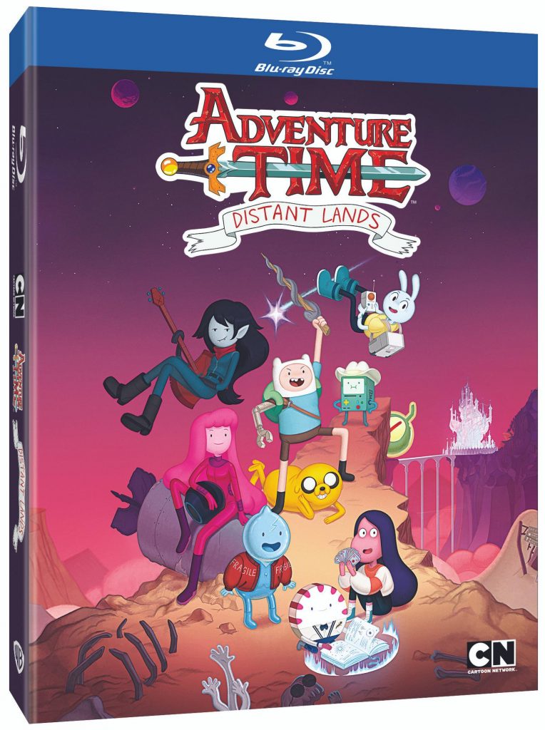 "Adventure Time: Distant Lands" Blu-ray box art.