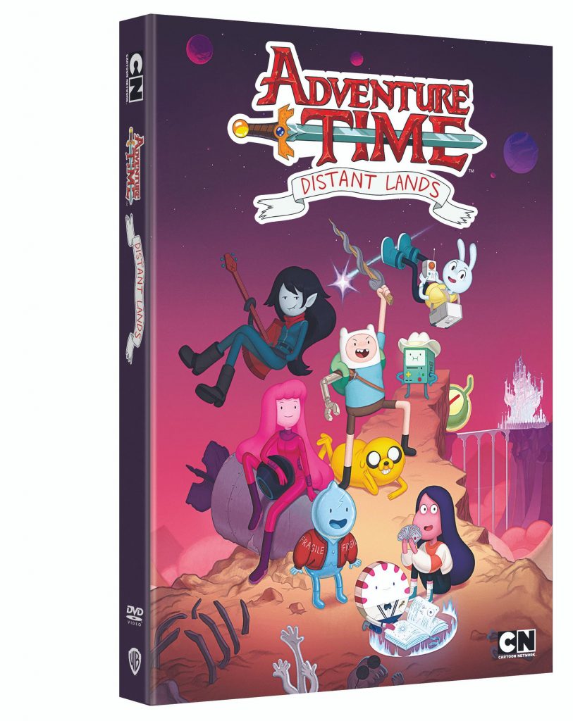 "Adventure Time: Distant Lands" DVD box art.