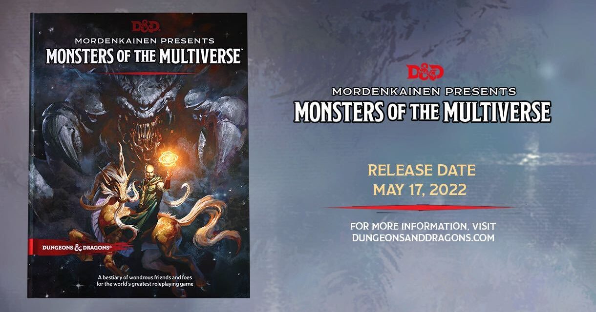 D&D: Monsters of the Multiverse Releasing May 17th