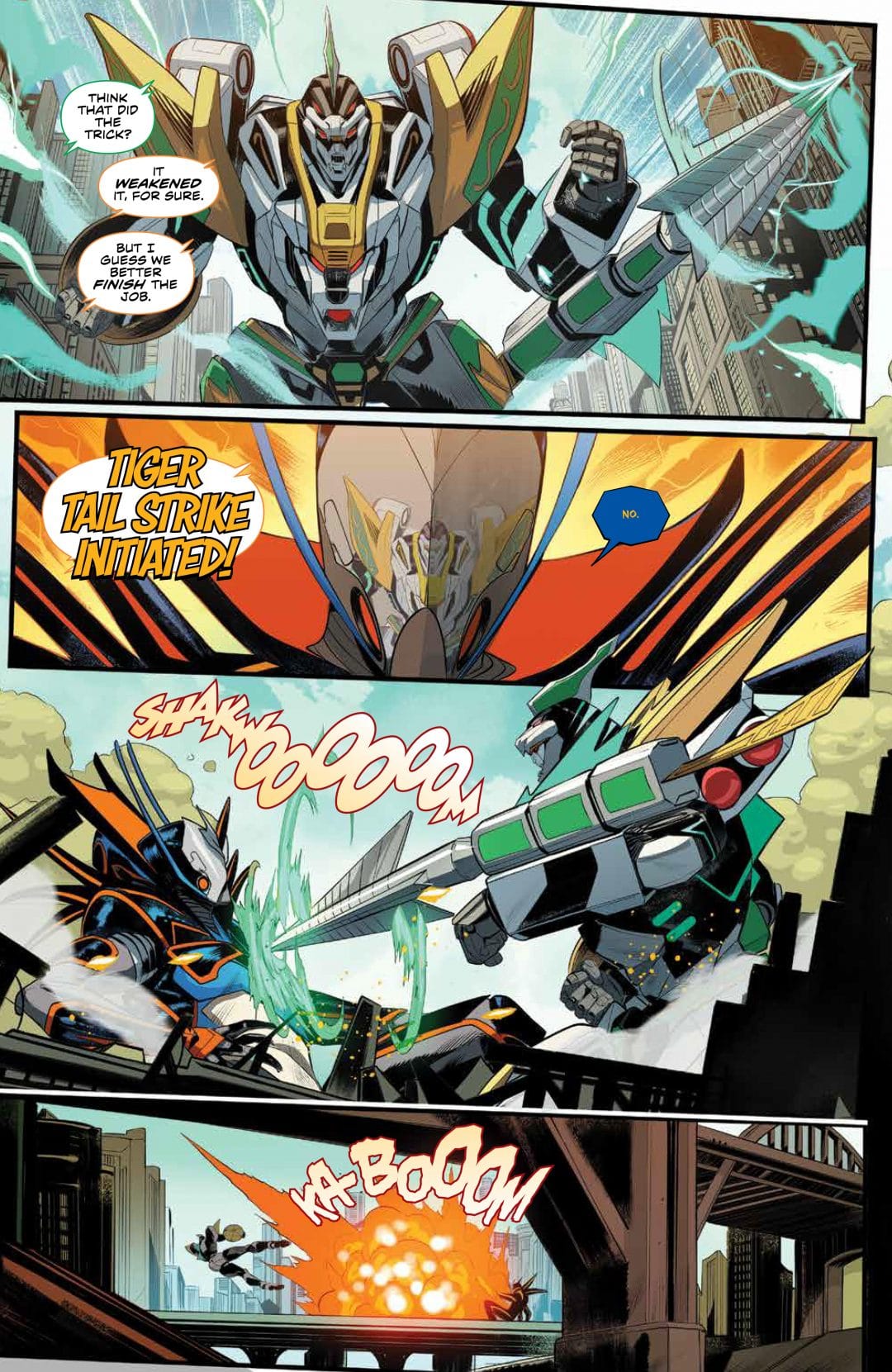 Power Rangers #15 Major Megazord Madness [Review] - That Hashtag Show