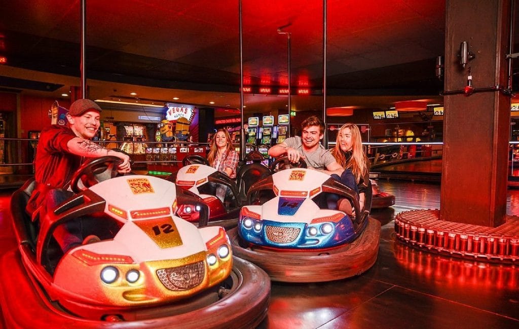 Dodgems in Namco Funscape, now a thing of the past.