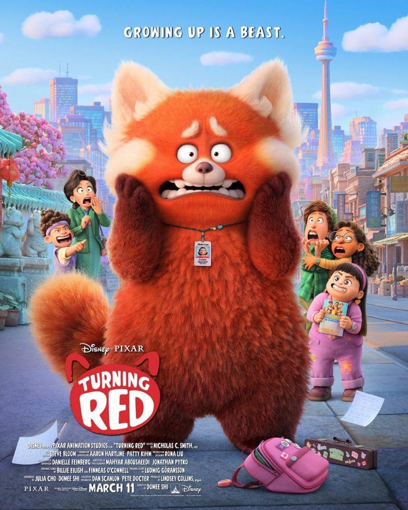 "Turning Red" theatrical poster.