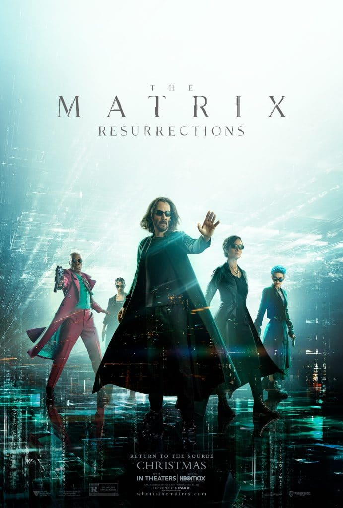 "The Matrix Resurrections" theatrical release poster.