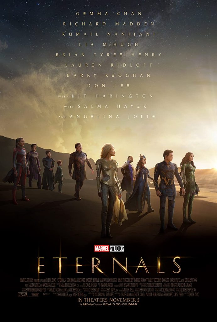 "Eternals" theatrical poster.