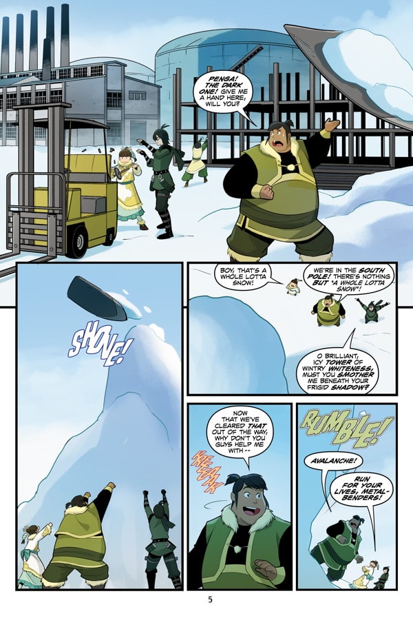 "Avatar: The Last Airbender - North and South" preview page 1.