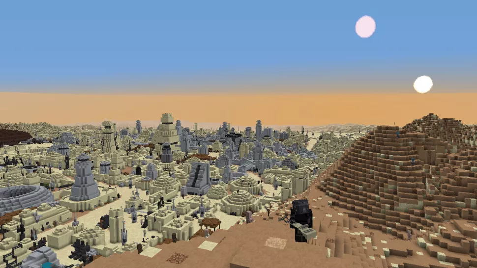 “Minecraft” Fan Working To Recreate Entire Star Wars Universe Planet By Planet