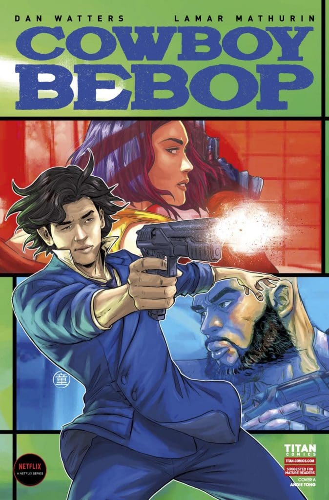 "Cowboy Bebop #2" main cover art.