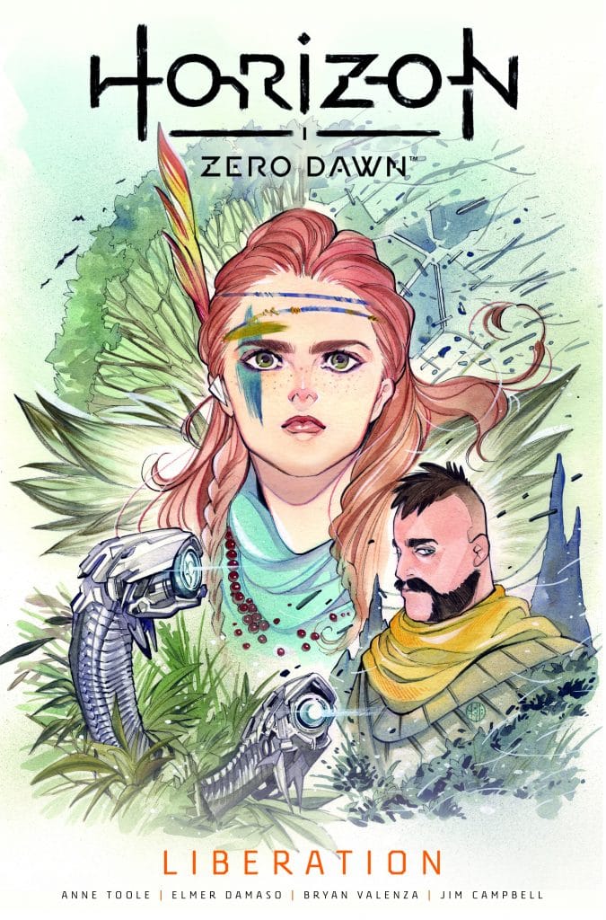 "Horizon Zero Dawn: Liberation" graphic novel cover art.