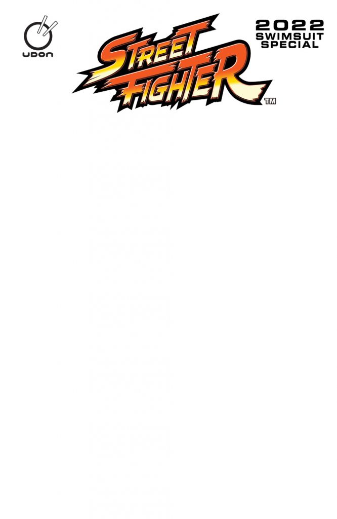 2022 Street Fighter Swimsuit Special #1 CVR C - Blank Sketch Cover.