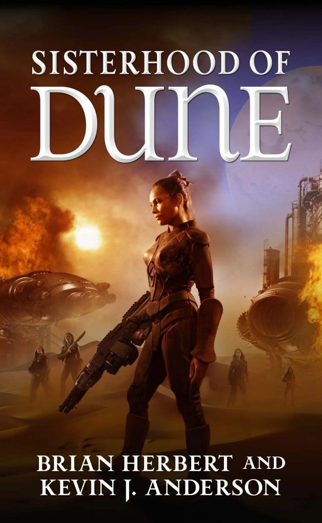 "Sisterhood of Dune" by Brian Herbert and Kevin J. Anderson cover art.