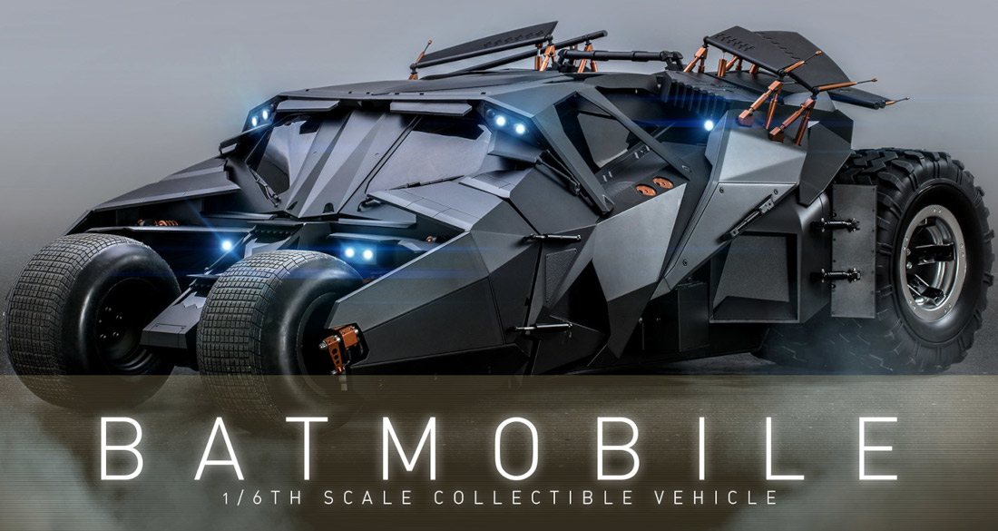 ‘The Dark Knight’ Trilogy Hot Toys Batmobile First Look From Sideshow