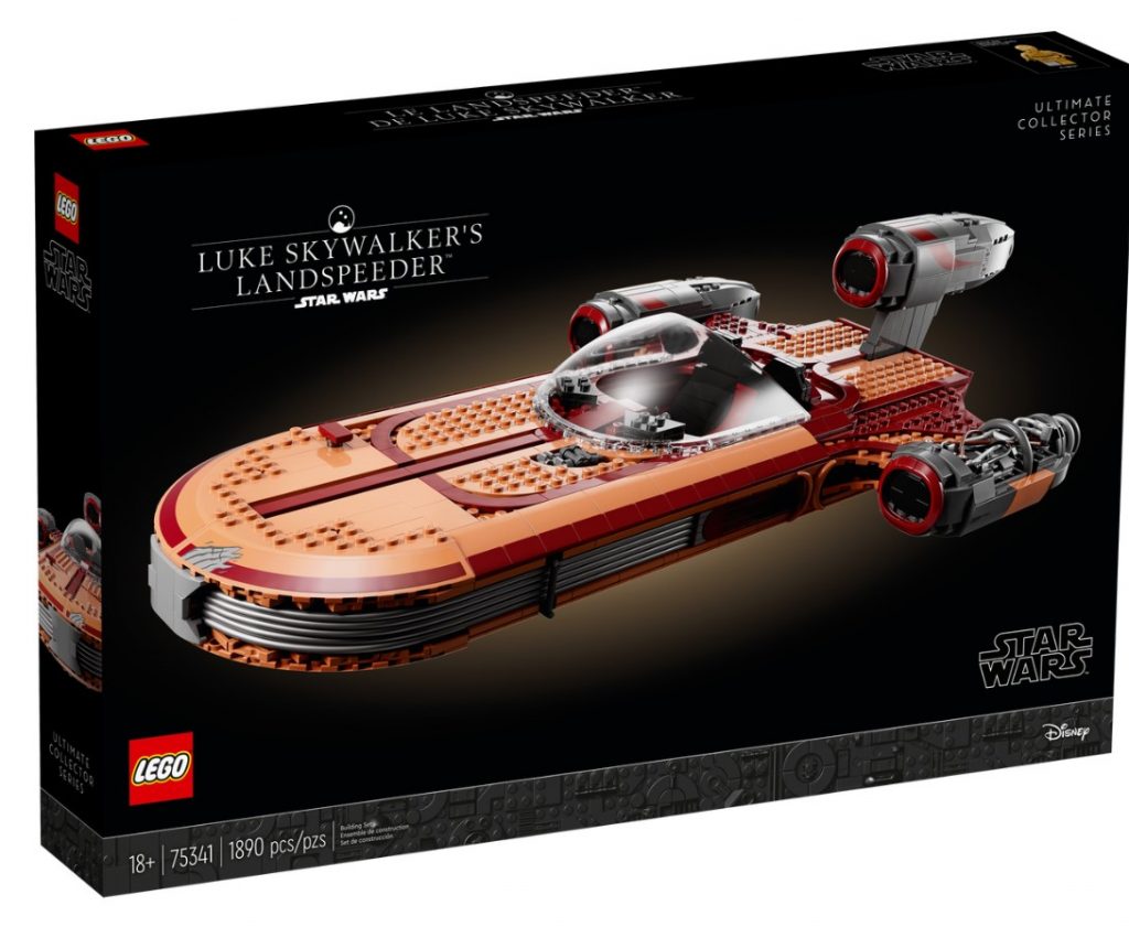 Star Wars LEGO Luke Skywalker's Landspeeder UCS set
