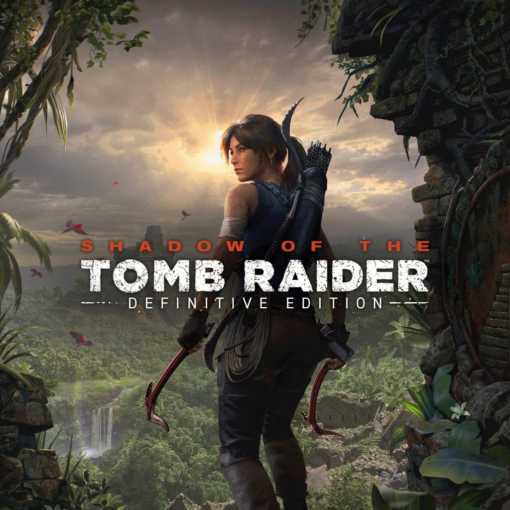 "Shadow of the Tomb Raider: Definitive Edition" box art.