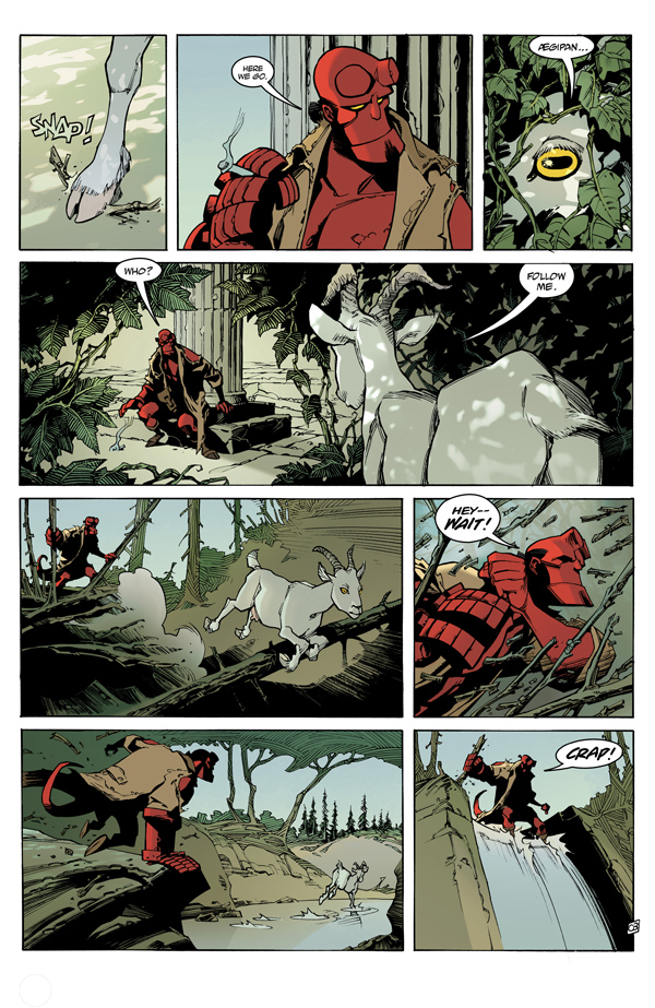 "Hellboy and the B.P.R.D: Night of the Cyclops" preview page 3.