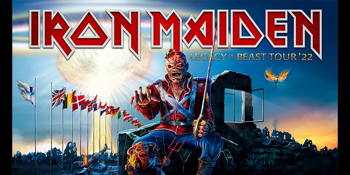 Iron Maiden Kicks Off The Legacy Of The Beast 2022 With New Setlist