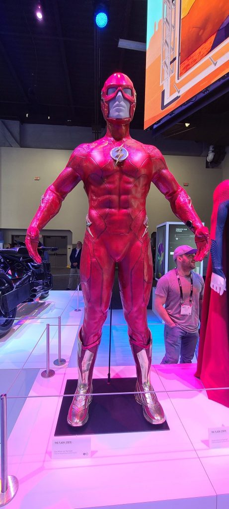 "The Flash" 2023 costume in its entire glory.