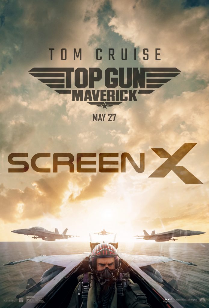 TOP GUN: MAVERICK” Soars into the Immersive 270-Degree Panoramic ScreenX Theaters