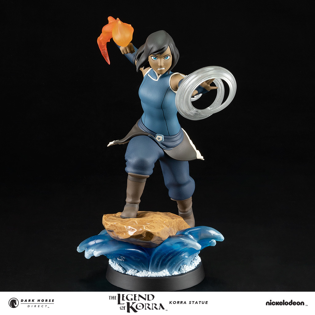 Korra Statue from the front.