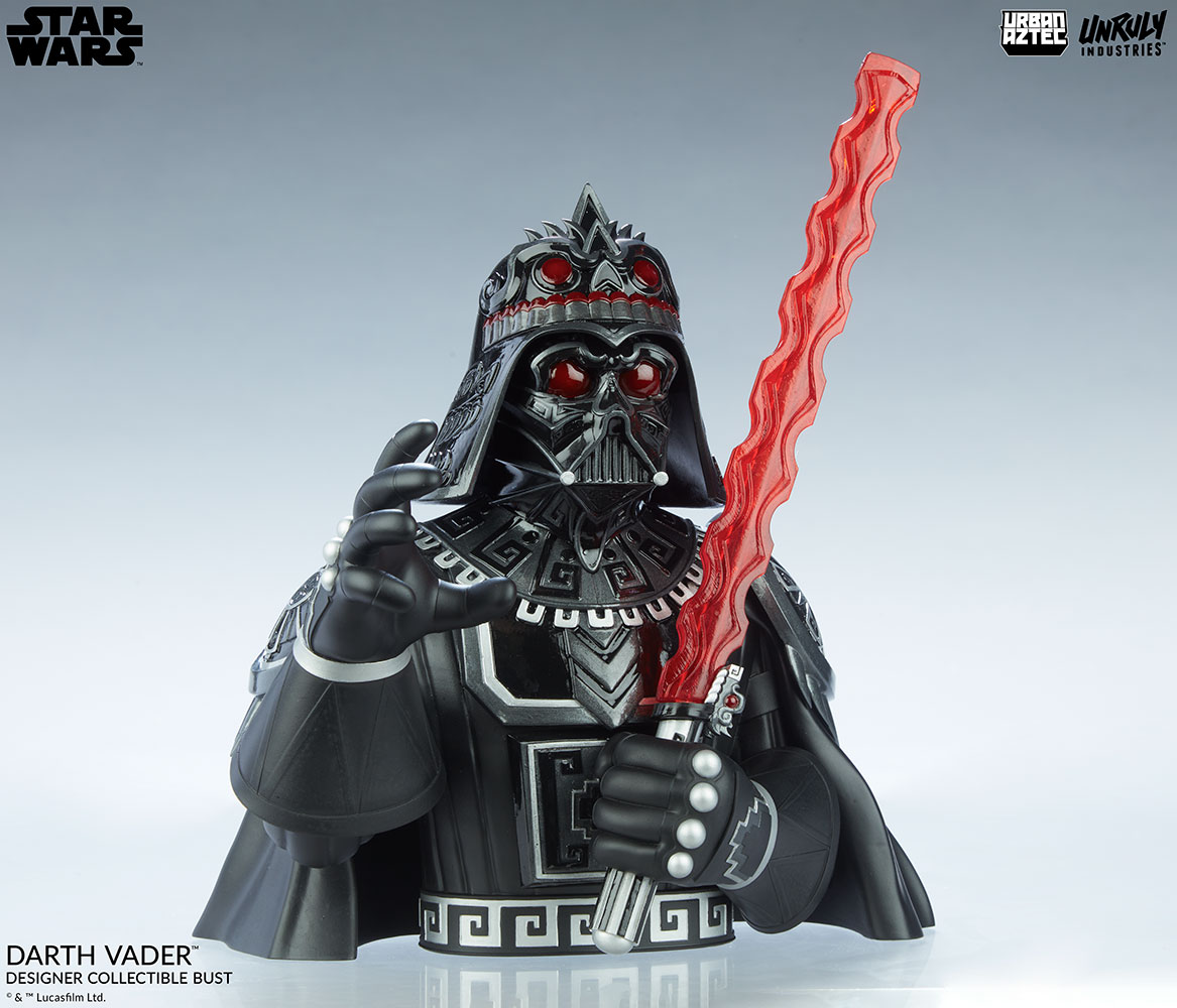 Star Wars Darth Vader Designer Bust By Unruly Industries That