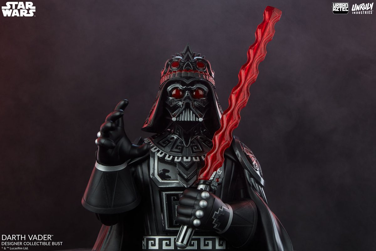Star Wars Darth Vader Designer Bust By Unruly Industries That
