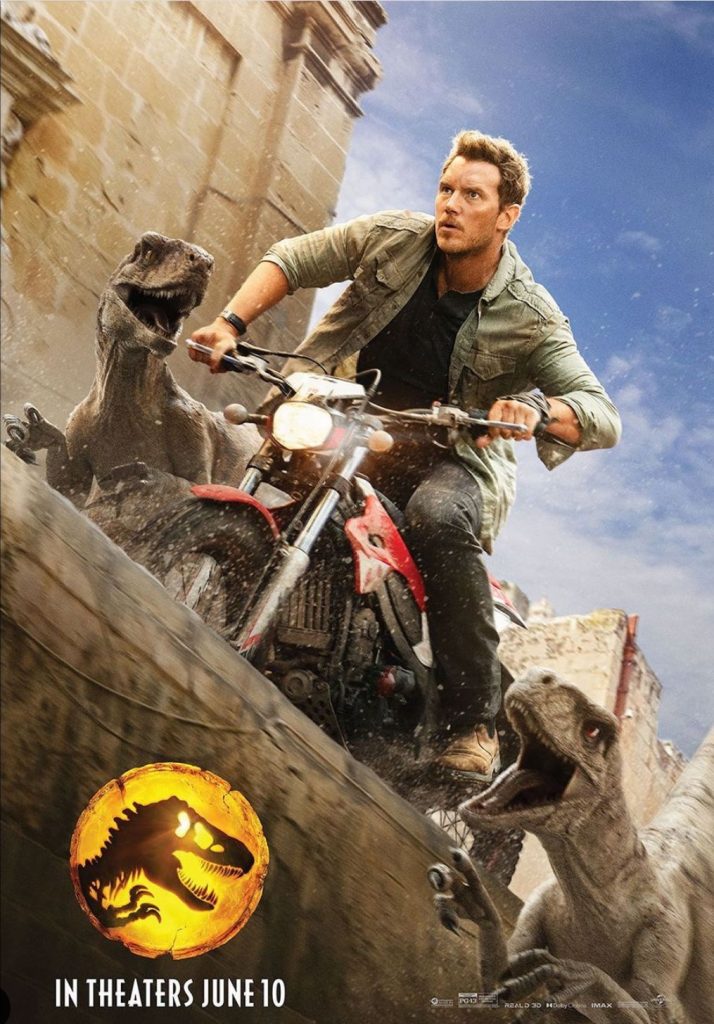 Jurassic World: Dominion - Chris Pratt character poster
