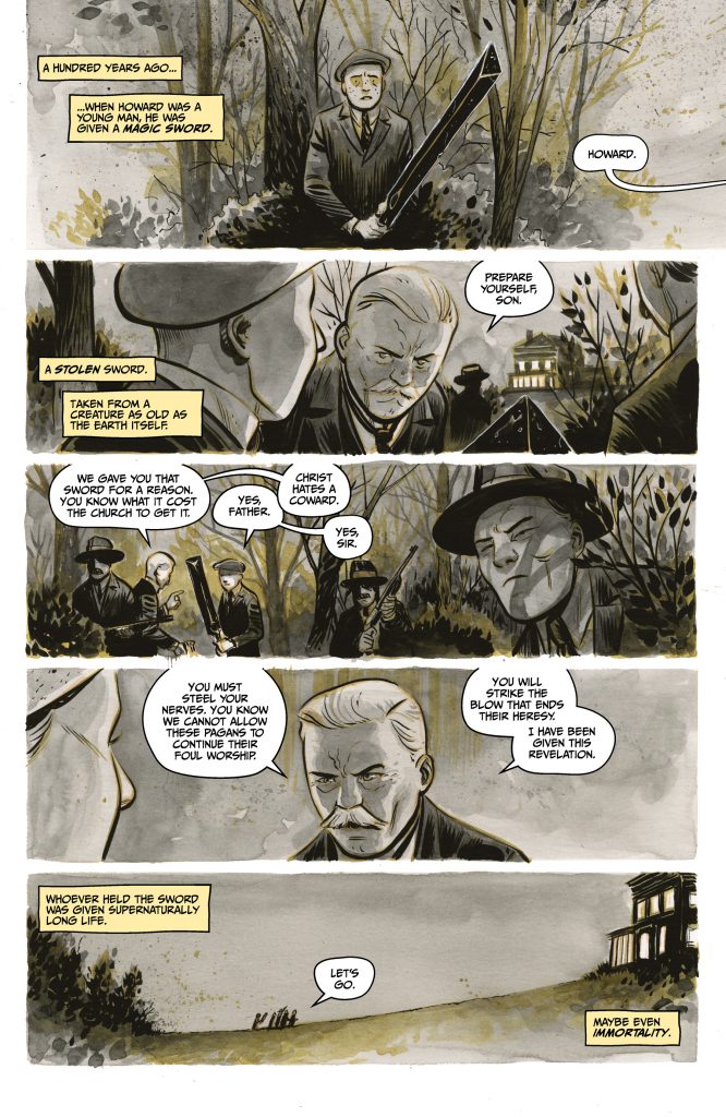 "Les chasseurs solitaires #1" page d'aperçu 1.