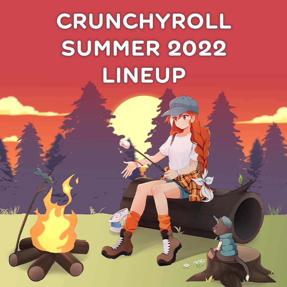 Crunchyroll Summer 2022 Lineup key visual.