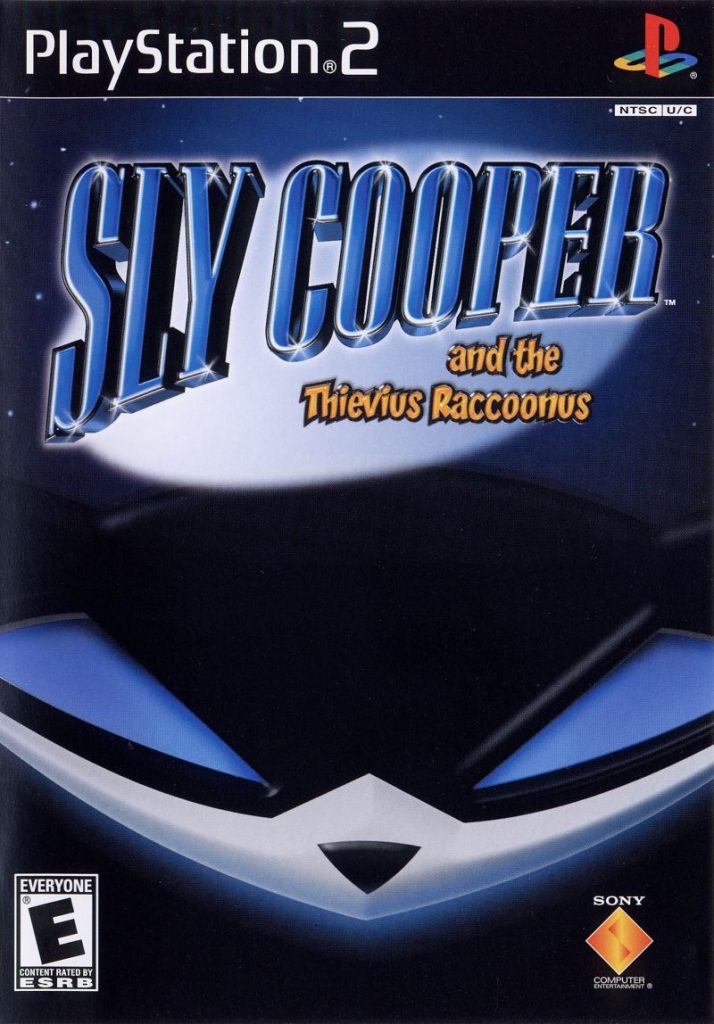 "Sly Cooper and the Thievius Raccoonus" PS2 cover art.