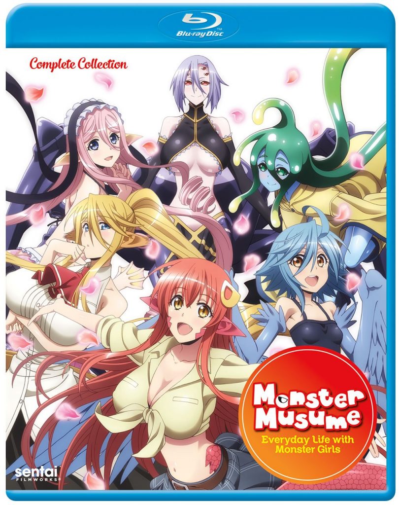 "Monster Musume" Blu-ray box front art.