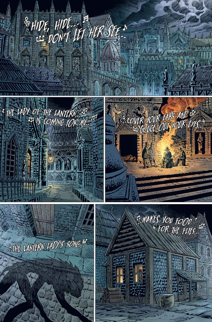 "Bloodborne: The Lady of the Lanterns #1" preview page 1.