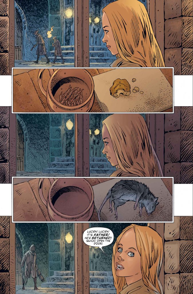 "Bloodborne: The Lady of the Lanterns #1" preview page 4.