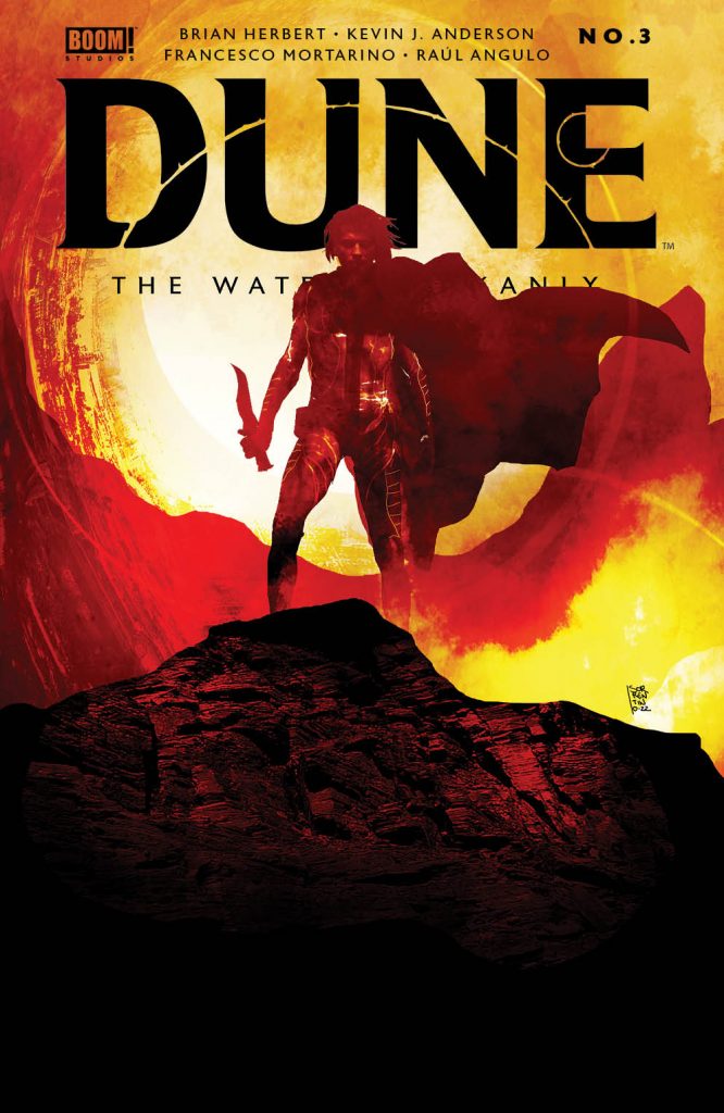 "Dune: The Waters of Kanly #3" variant cover B art by Andrea Sorrentino.