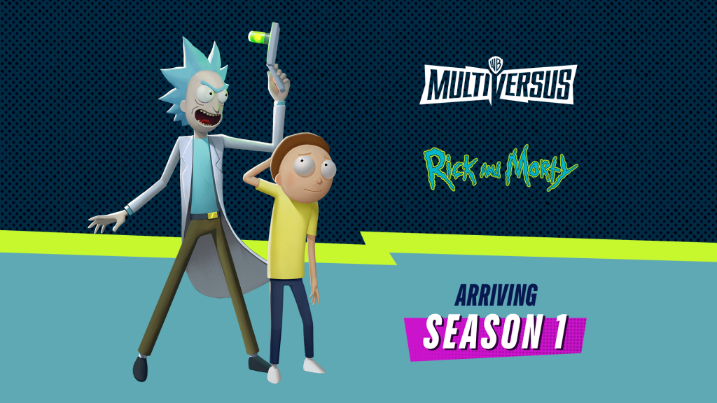 "MultiVersus" - Rick and Morty Reveal art.