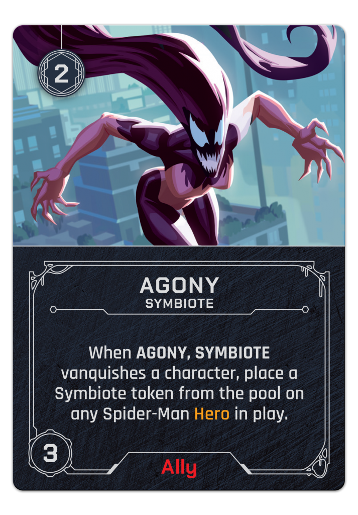 Sample Ally card from the We Are Venom expansion. Via Ravensburger