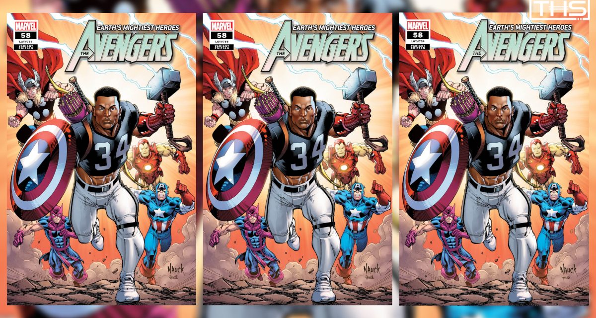Bo Jackson Stars On Avengers #58 Cover