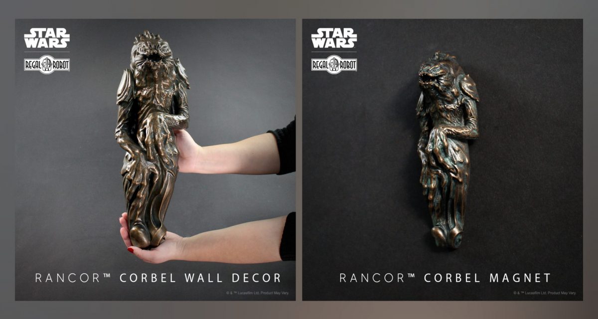 Regal Robot: Rancor Corbel Wall Decor And Magnet Now Available