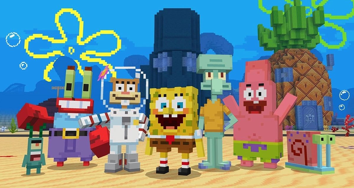 “Minecraft” Adds Bikini Bottom With “SpongeBob SquarePants” DLC