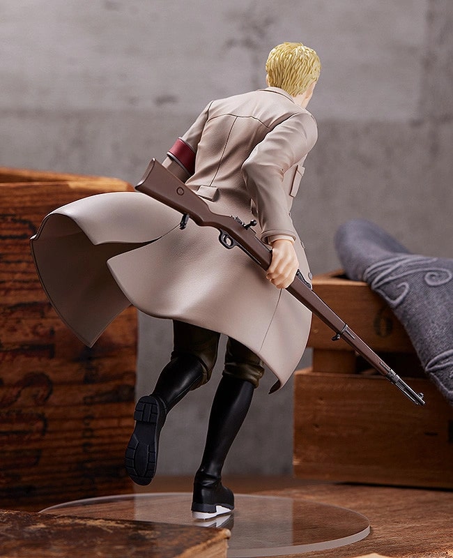 POP UP PARADE Reiner Braun figure from "Attack on Titan" back view.