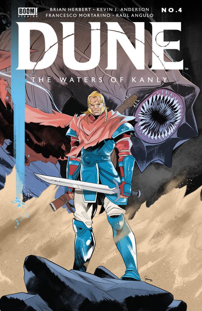 "Dune: The Waters of Kanly #4" variant cover B art by Francesco Mortarino.